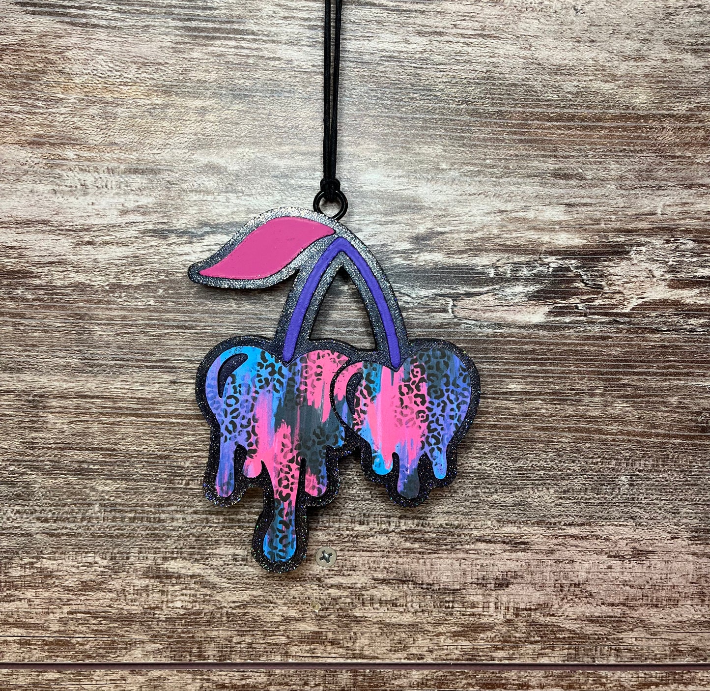 Pink and Purple Black Cherry Car Freshie