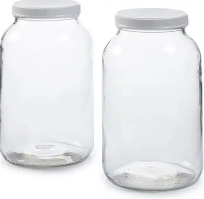 1 Gallon Clear Wide Mouth Jars